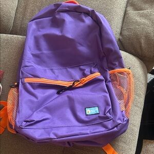 Purple and Orange Kids Backpack